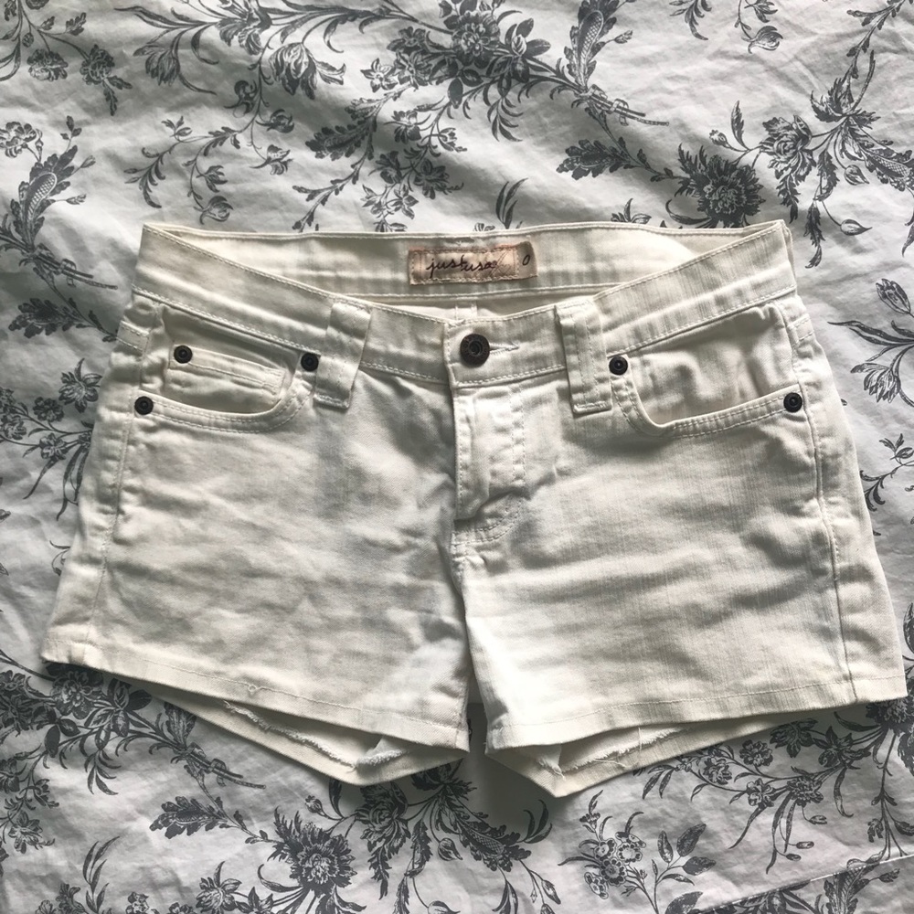 White Shorts